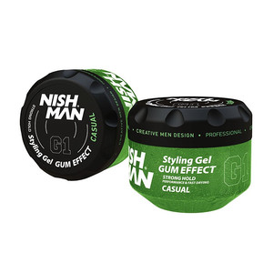Nishman Ultra Hold Hair Styling Gummy Gel Casual G1 Гель для волос 300 мл