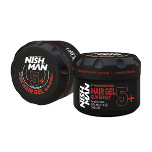 Nishman Ultra Hold Hair Styling Gummy 5+ Гель для волос 300 мл