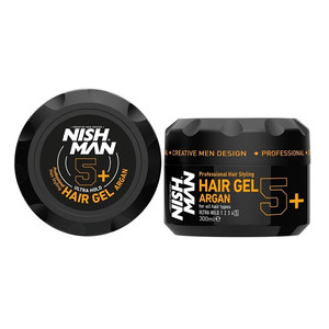 Nishman Hair Styling Gel Ultra Hold Argan Гель для укладки волос 300 мл