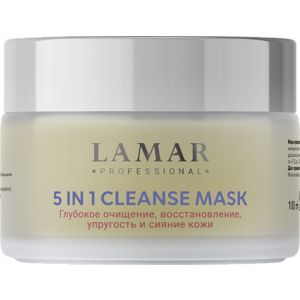 Lamar Professional Sebo Balance Cleanse Mask Маска для лица очищающая c розовой глиной 5 в 1 100 мл