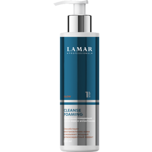 Lamar Professional Glow Cleanse Foaming Крем-пенка очищающая c алоэ вера и аллантоином 200 мл