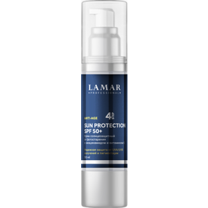 Lamar Professional Anti-Age Sun Protection SPF 50+ Крем солнцезащитный от фотостарения c ниацинамидом и витамином Е 50 мл