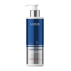 Lamar Professional Expert Active Cleanser Очищающий гель для умывания с гиалуроновой и молочной кислотами 400 мл