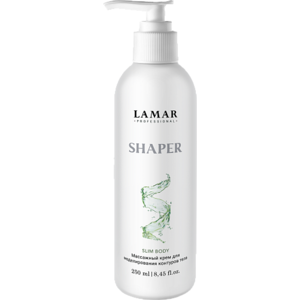 Lamar Professional Slim Body Shaper Массажный крем для моделирования контуров тела 250 мл