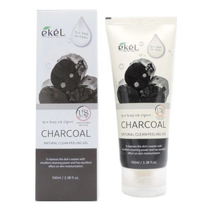 Ekel Natural Clean Peeling Gel Charocoal Пилинг-скатка с экстрактом угля 100 мл