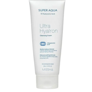 Missha Super Aqua Ultra Hyalron Cleansing Cream Очищающий крем для лица с гиалуроном 200 мл