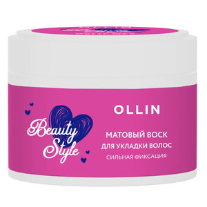 Ollin Beauty Style Матовый воск для укладки волос сильной фиксации 50 г