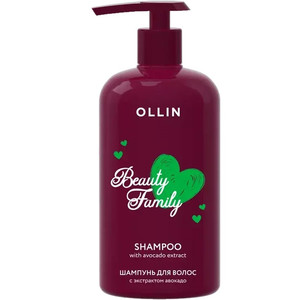 Ollin Beauty Family Шампунь для волос с экстрактом авокадо 500 мл