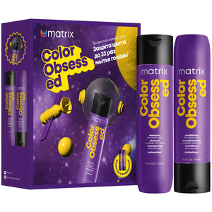 Matrix Total Results Color Obsessed Набор для защиты цвета окрашенных волос (шампунь 300 мл + кондиционер 300 мл)
