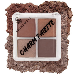 Shinewell Charm Palette Тени для век 4 цвета 35 г