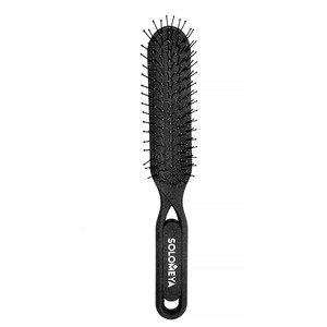 Solomeya Detangler Bio Hairbrush for Wet & Dry Hair Coffee Material Био-расческа для распутывания сухих и влажных волос из Натурального кофе 1 шт