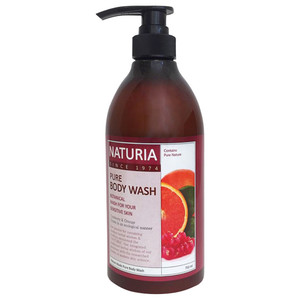 Naturia Pure Body Wash Cranberry & Orange Гель для душа увлажняющий клюква/апельсин 750 мл