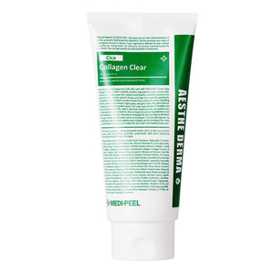 Medi-Peel Clear 2.0 Green Cica Collagen Успокаивающая пенка для умывания с экстрактом центеллы и коллагеном 120 мл