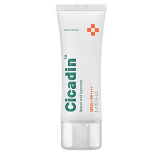 Missha Cicadin Rescue Mild Sunscreen SPF 50+ PA++++ Мягкий солнцезащитный крем для лица 40 мл