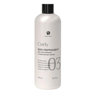 Adricoco Curly Био-перманент №3 для осветленных и окрашенных волос 500 мл