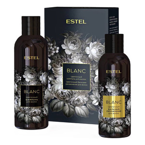 Estel Blanc Дуэт компаньонов для волос (цветочный шампунь 250 мл + цветочный бальзам-увлажнение 200 мл)