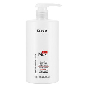 Kapous Professional Milk Line Бальзам питательный для волос 750 мл