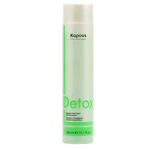 Kapous Professional Detox Шампунь для волос с сельдереем и маслом семени льна 300 мл