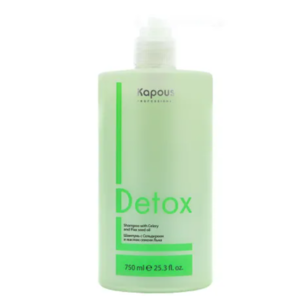 Kapous Professional Detox Шампунь для волос с сельдереем и маслом семени льна 750 мл